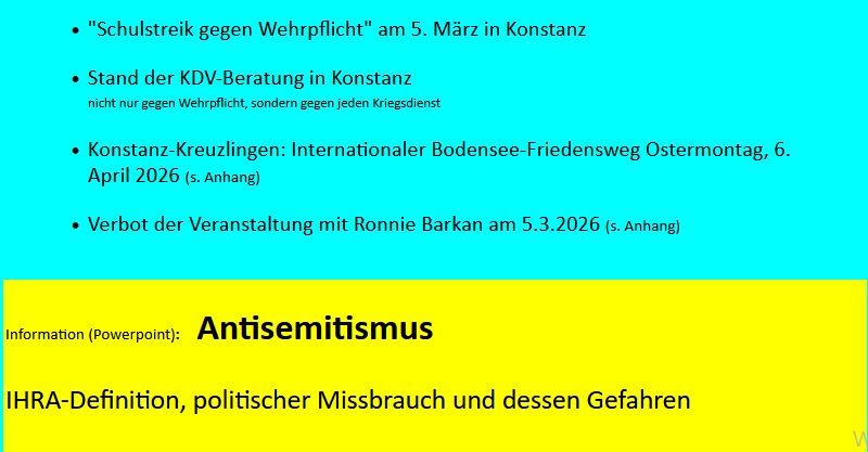 Tagesordnung FI Konstanz 12. März 206